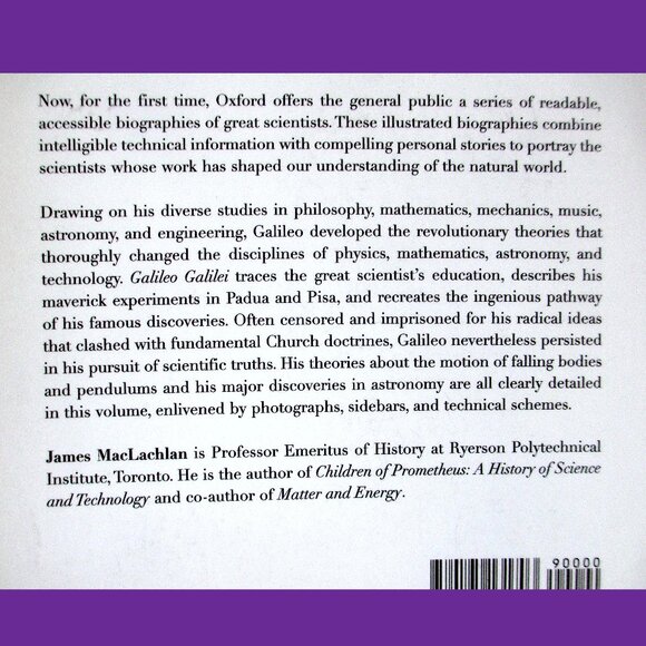 Book - Galileo Galilei: First Physicist, by James MacLachlan - Picture 12 of 13